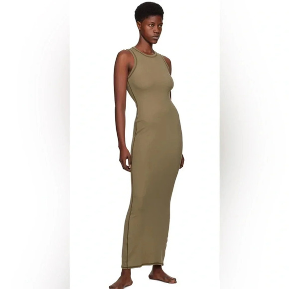 SKIMS Olive Maxi Dress - Picture 1 of 7